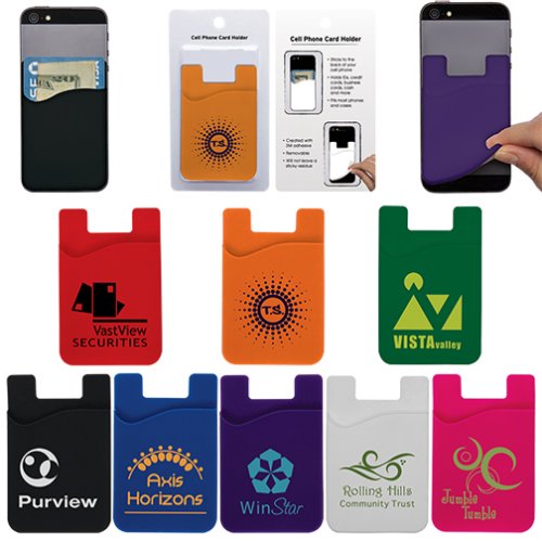 Cell Phone Credit Card Holder with Packaging 